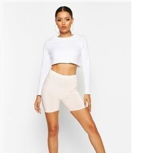 boohoo biker shorts